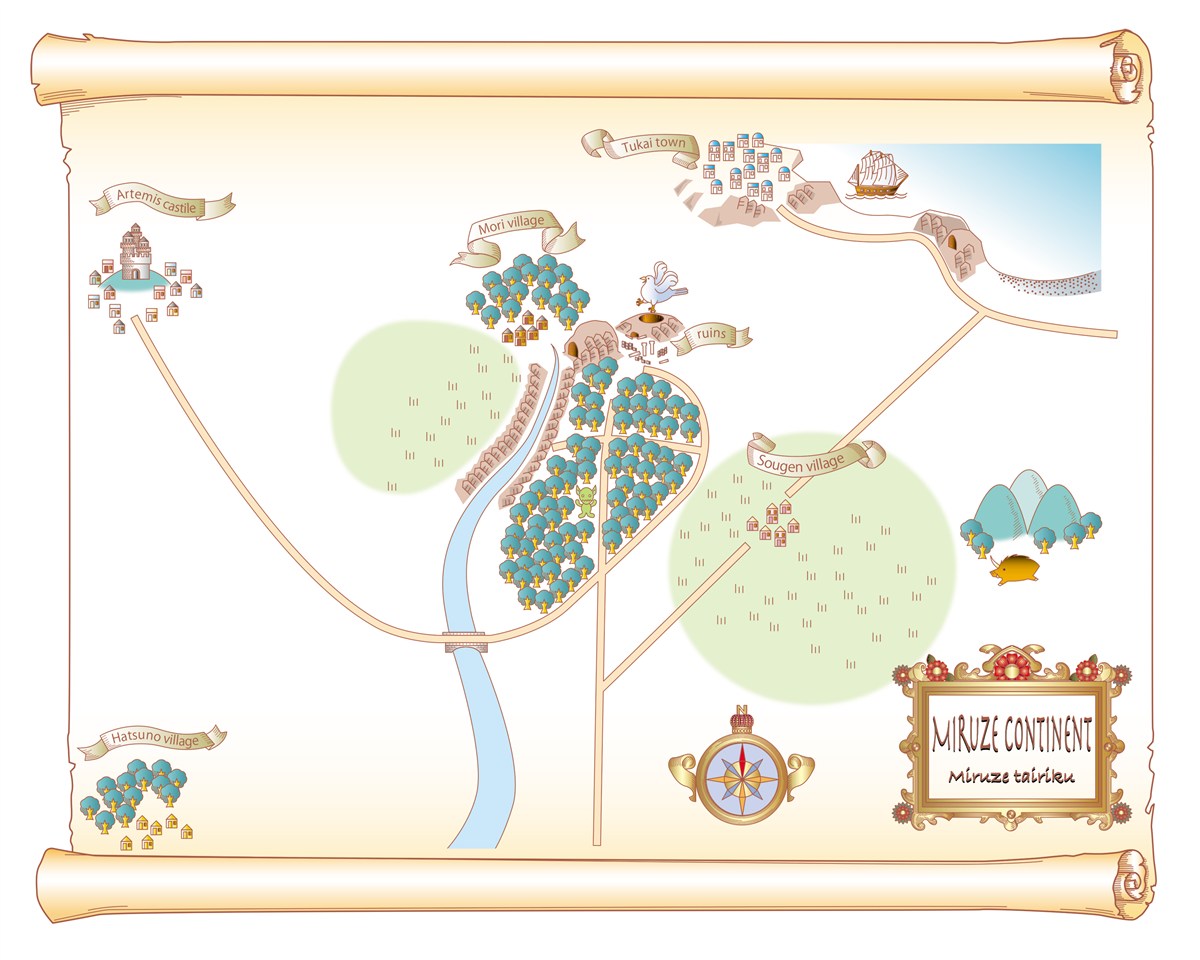 World Map Miruze