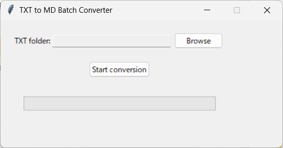 TXT to MD Converter